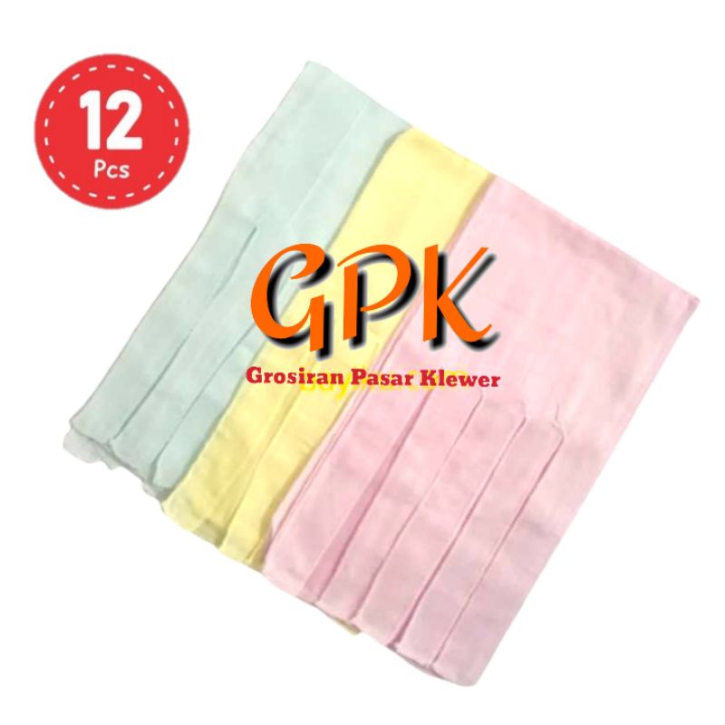1 Lusin ( 12 Pcs ) Grito Bayi Warna / Gurita Bayi Tali Warna