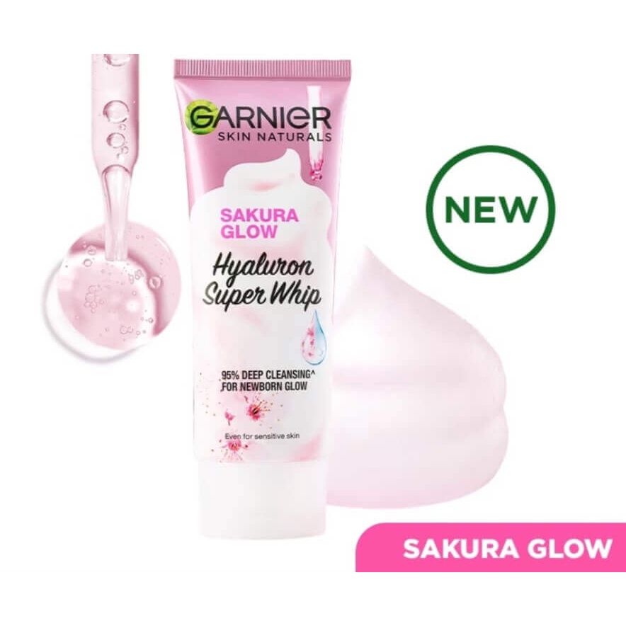 Garnier Sakura Glow Hyaluron Super Whip Foam