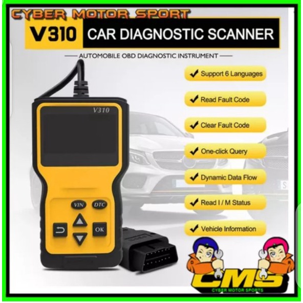 Scanner deteksi kerusakan mobil. Scanner OBD2 . check engine scanner