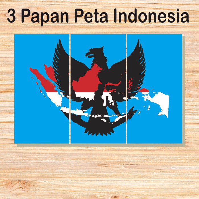 Dekorasi Stiker Dindinf Peta Indonesia Hiasan Dinding Wall