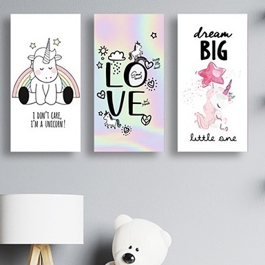 Hiasan dinding Kamar Anak Wall decor kuda pony Dekorasi kamar magical unicorn