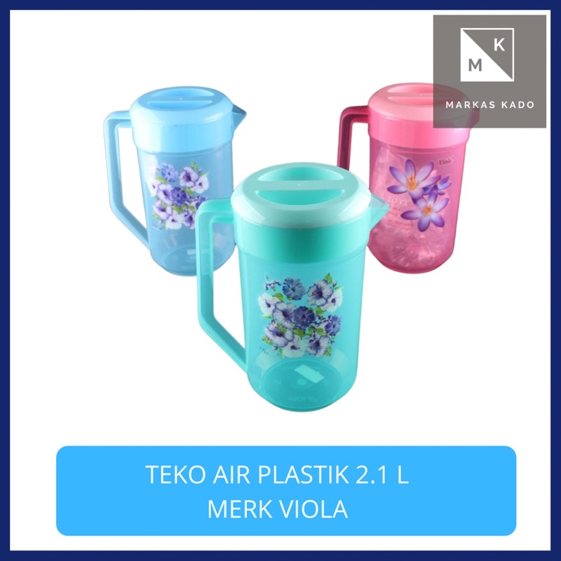 teko air plastik / eskan / eskan warna viola / teko air plastik viola