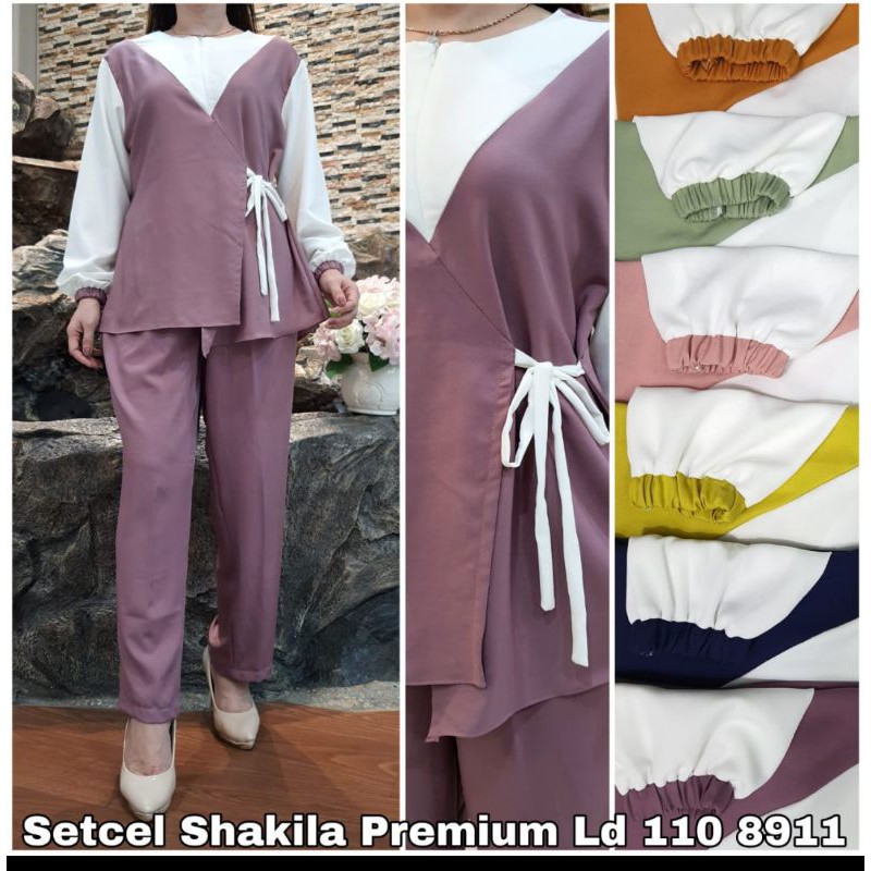 setcel setelan shakila