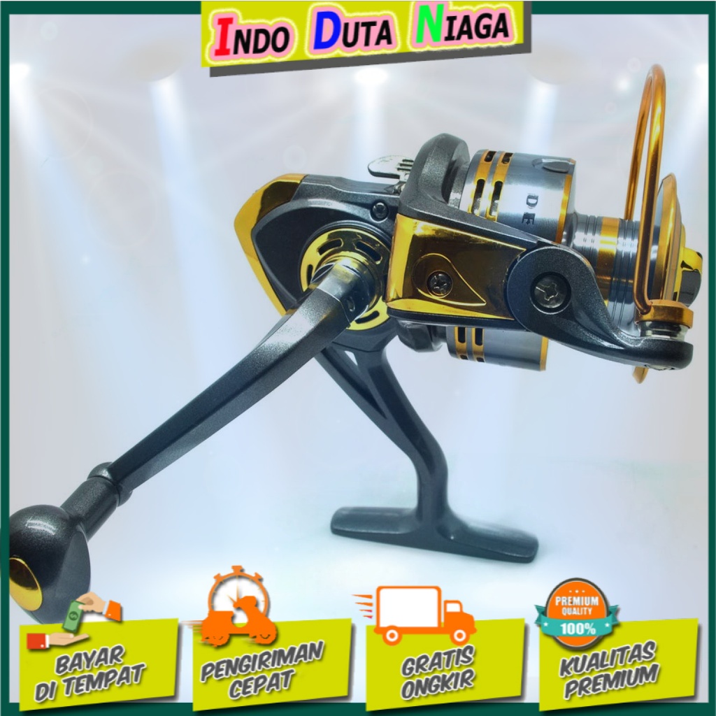 Debao Gulungan Pancing DB6000A Metal Fishing Spin Reel 10 Ball Bearing