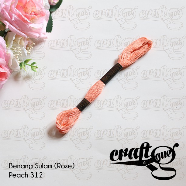 Benang Sulam (Rose) PEACH (Code 309-315)