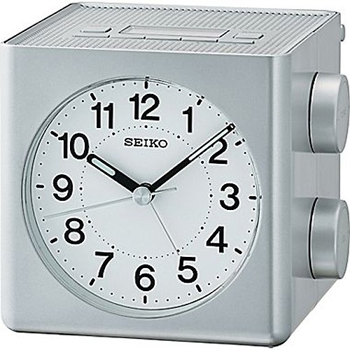  Jam  Weker  Radio Seiko  QHE149S Seiko  Alarm Clock QHE149 