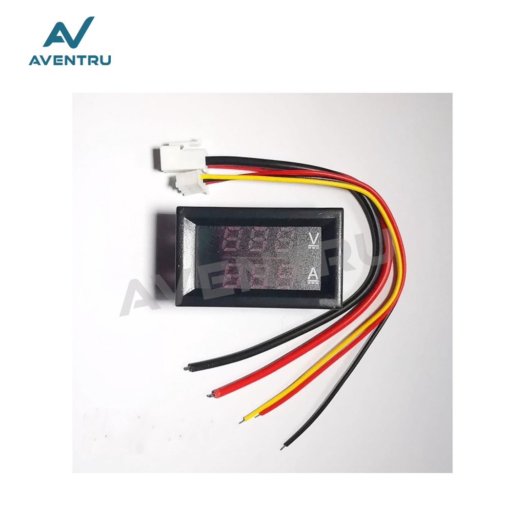 Dual Voltmeter Ammeter Volt Amp Ampere Amper Meter Digital 10A 0-100V Current Shunt Resistor 100A 75mV