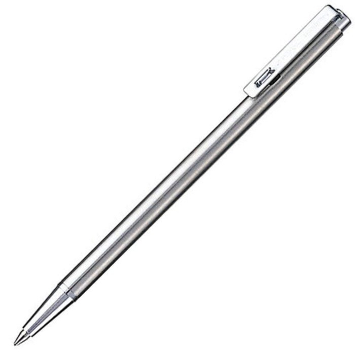 Pulpen - Zebra T-3 Mini Ballpoint Pen - Zebra T3 Mini Stainless Pen