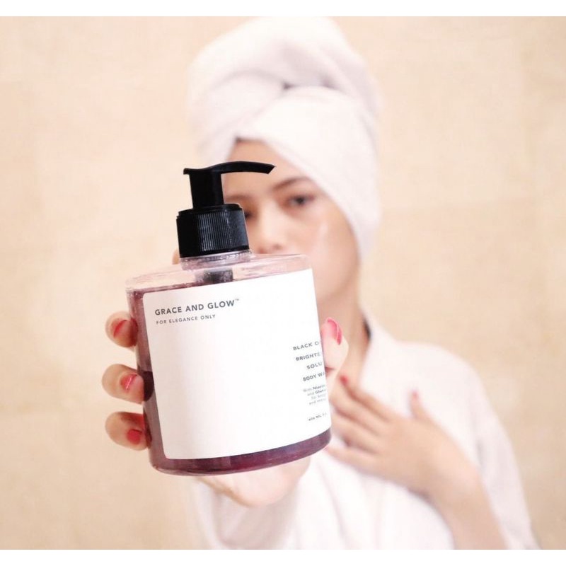 body wash Grace and glow/mencerahkan/sabun badan viral/wangi parfum branded