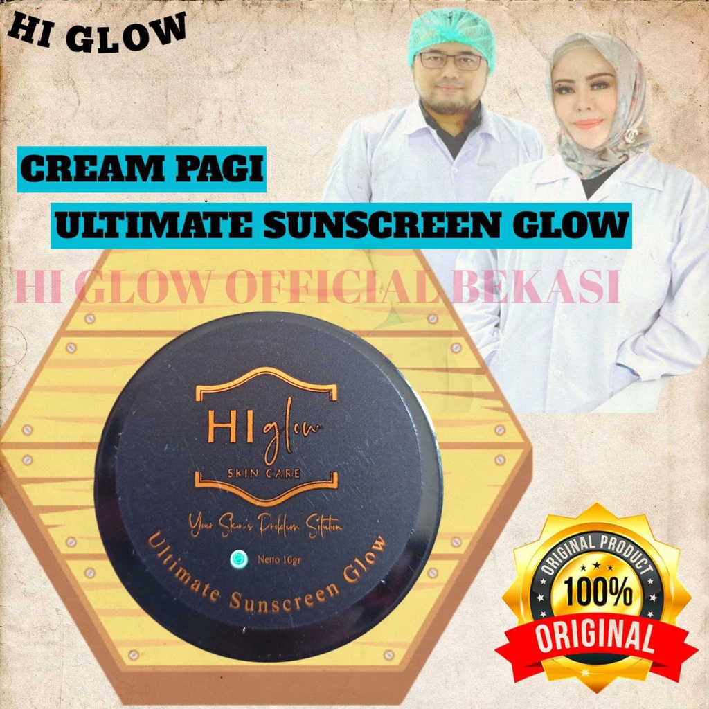 Sunscreen - Ultimate Sunscreen Glow Hi Glow Skin Care Original BPOM