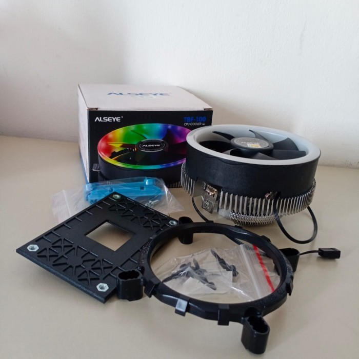 PROMO Cooling FAN Processor ALSEYE TBF-100 RGB Untuk Intel dan AMD