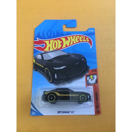HOT WHEELS HOTWHEELS 2017 CAMARO ZL1 HITAM MUSCLE MAINAN ANAK DIECAST LANGKA DISKON PROMO MURAH BARU