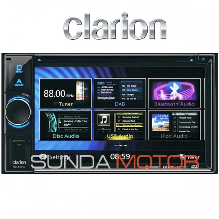 Headunit 2Din Clarion NX404A - Produk 100 By Sunda Motor