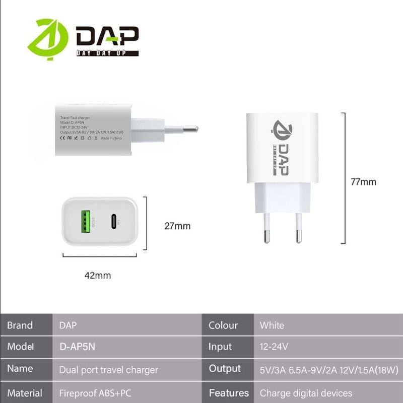 KEPALA CHARGER DAP D-AP5N