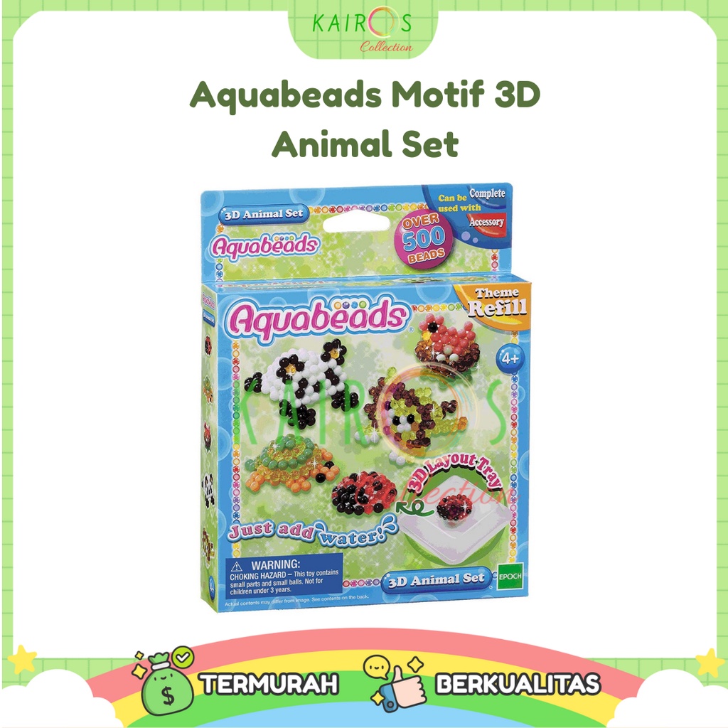 Aquabeads Motif 3D Animal Set