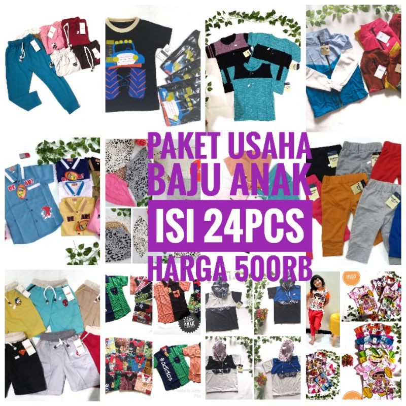 PAKET USAHA 500.000/PAKET HEMAT BAJU ANAK