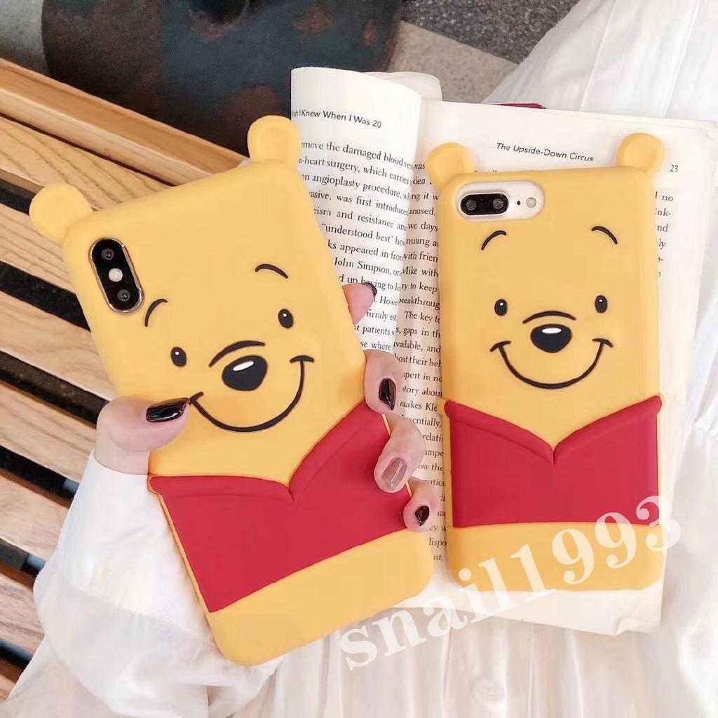 Cartoon Cute Winnie The Pooh Soft Silicone Phone Case OPPO