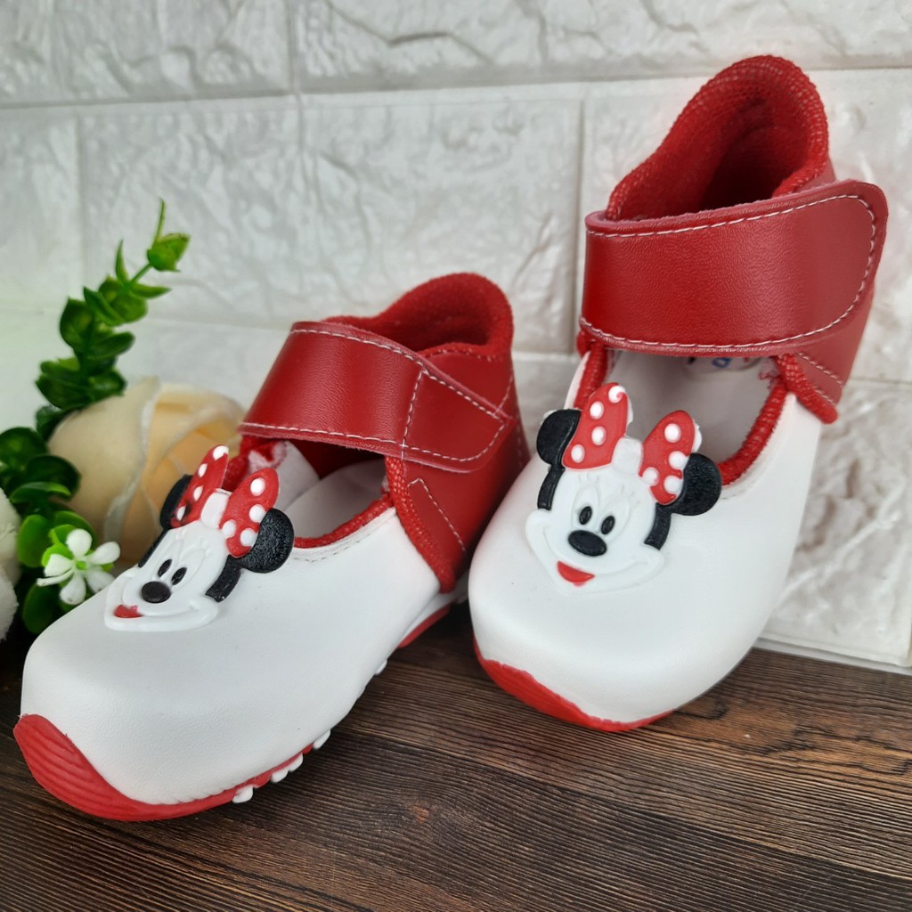 [TAMAN SEPATUKU] SEPATU TRENDY MURAH LUCU ANAK PEREMPUAN 1-3 TAHUN MICKEY MOUSE CAX32