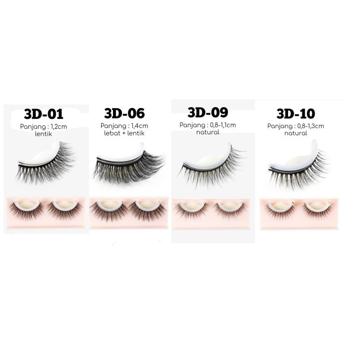 MAGIC! NO GLUE EYELASHES/Bulu Mata Palsu 3D Tanpa Lem Liddy Eyelash Fake Eyelashes Korean Eyelash