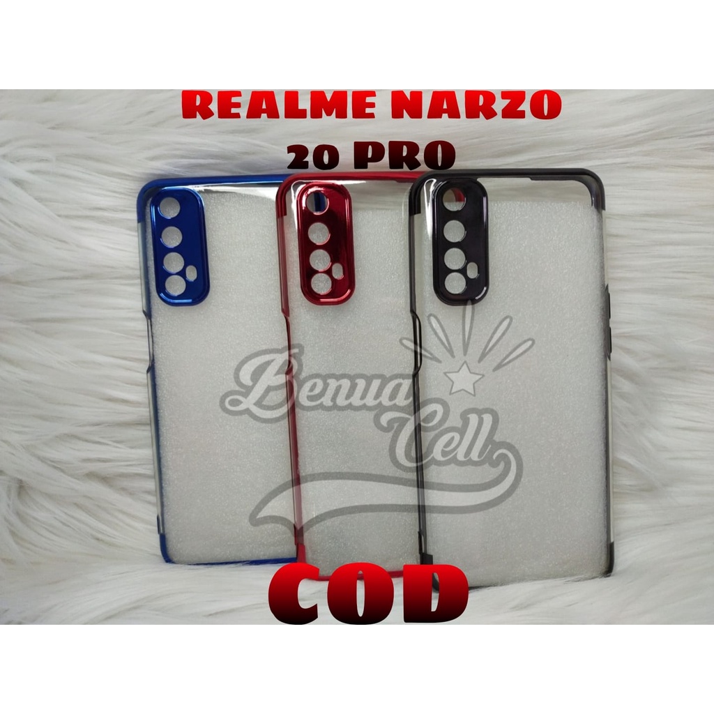 REALME C21Y, REALME NARZO 20PRO SOFTCASE SHINING CHROME PREMIUN REALME C21Y NARZO 20 PRO - BC