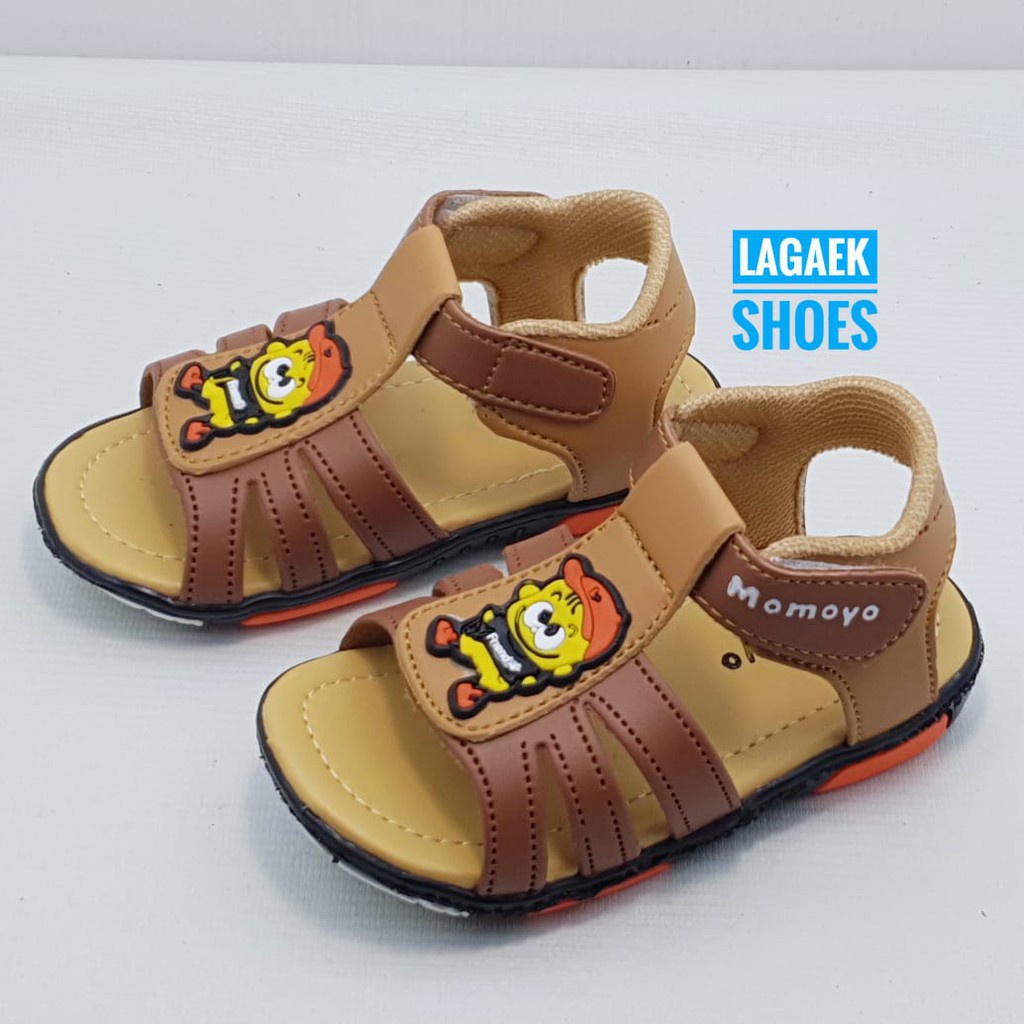 Sepatu Sendal Anak Laki Usia 1 2 Tahunan COKLAT Reject Layak Pakai Harga Miring [SENDAL ANAK REJECT]