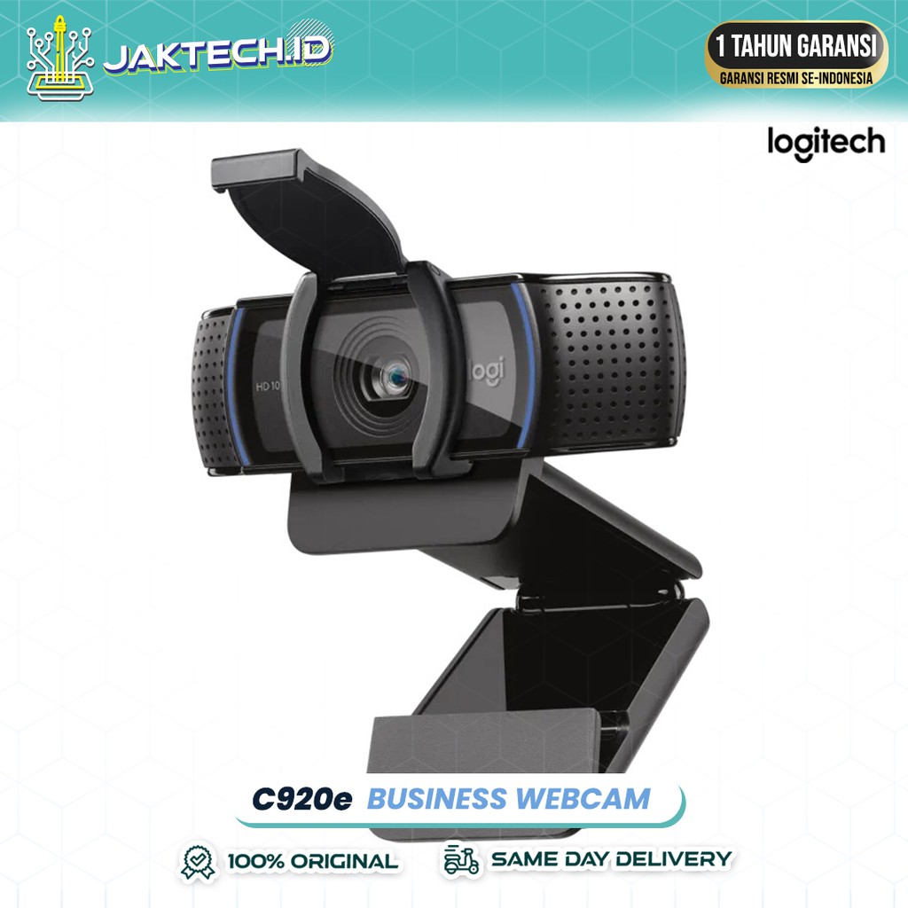 Logitech C920 Webcam Business 1080p GARANSI RESMI