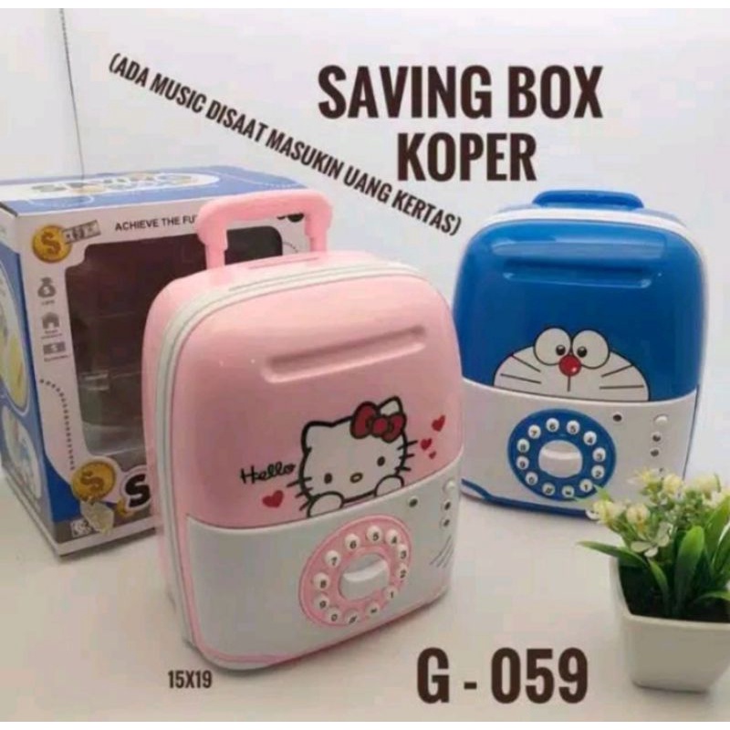 SAVING BOX DORAEMON CELENGAN MONEY CASH 6688-5 HARGA MURAH