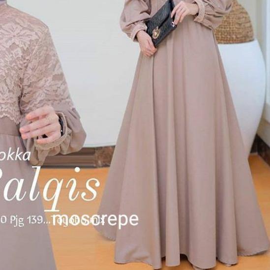 ➣ Baju Gamis brukat Jumbo Pesta Ukuran L XL XXL XXXL 4XL Ld 140 gamis asdf jumbo mix bruka ✵