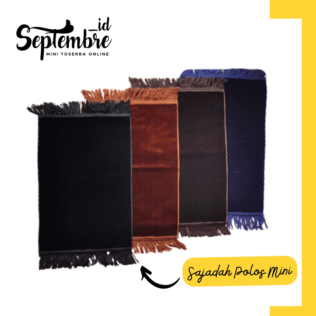 Sajadah Polos Kecil Sajadah Polos Mini Sajadah Travel Sajadah Kecil Sajadah Personal 35x60cm