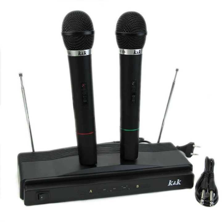 Mikrofon Tanpa Kabel Karaoke High Quality Handheld Wireless Mic WM-306 Mikropon Werles Warles Ori