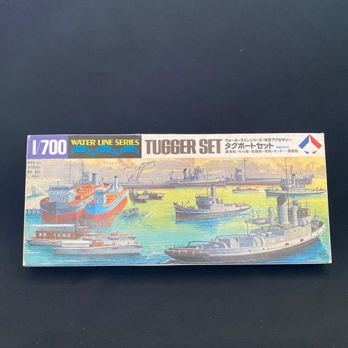 Tamiya / Aoshima Water Line Series Tugger Set Skala 1/700