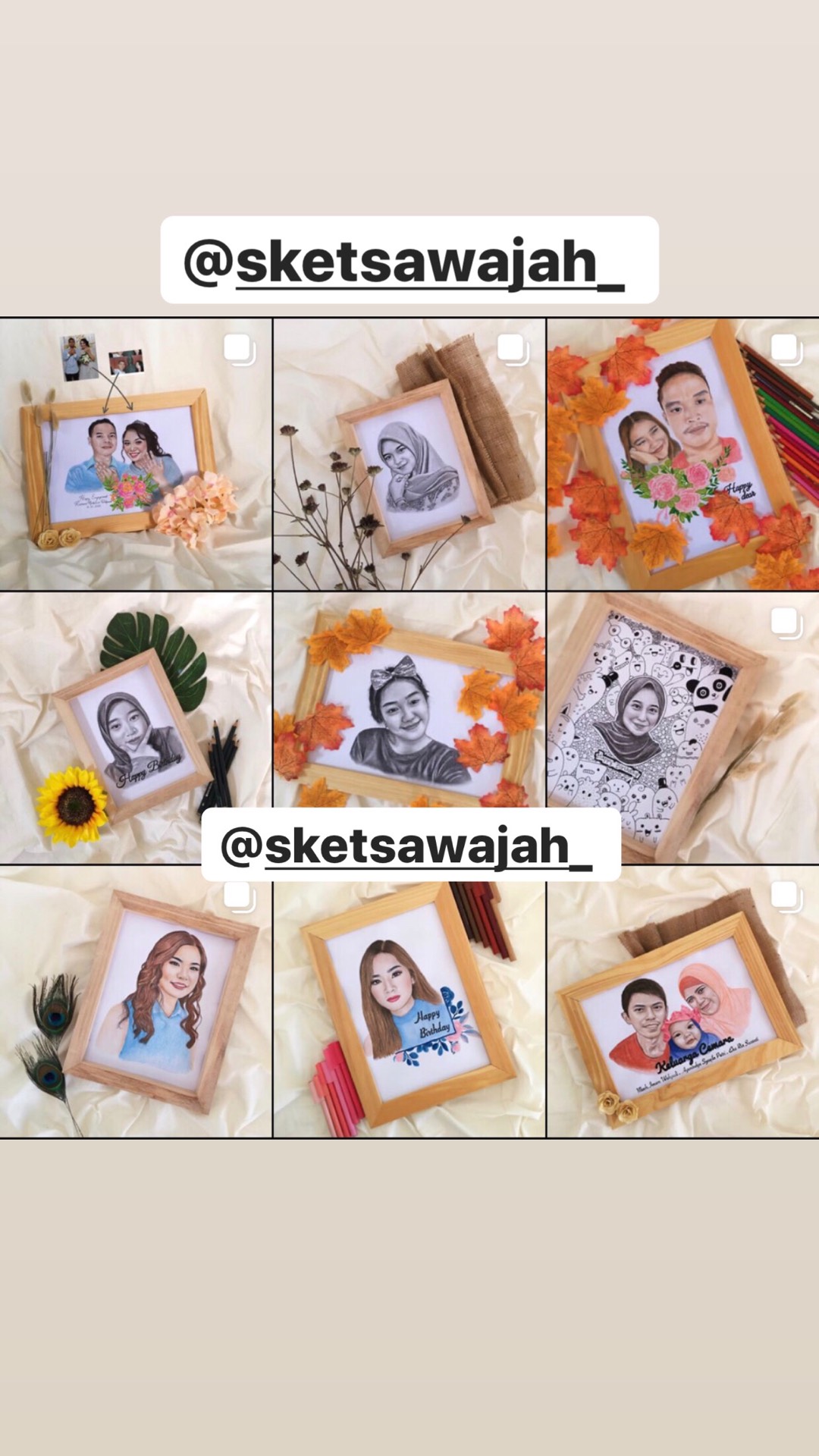 Daun Maple Artificial Lembaran