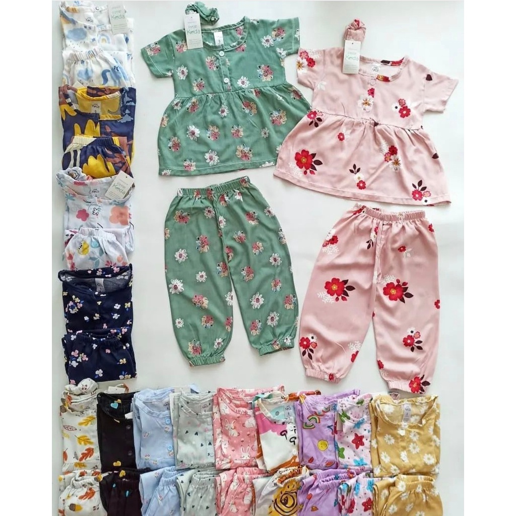Setelan Rayon Anak Perempuan Meredith By Little Koda