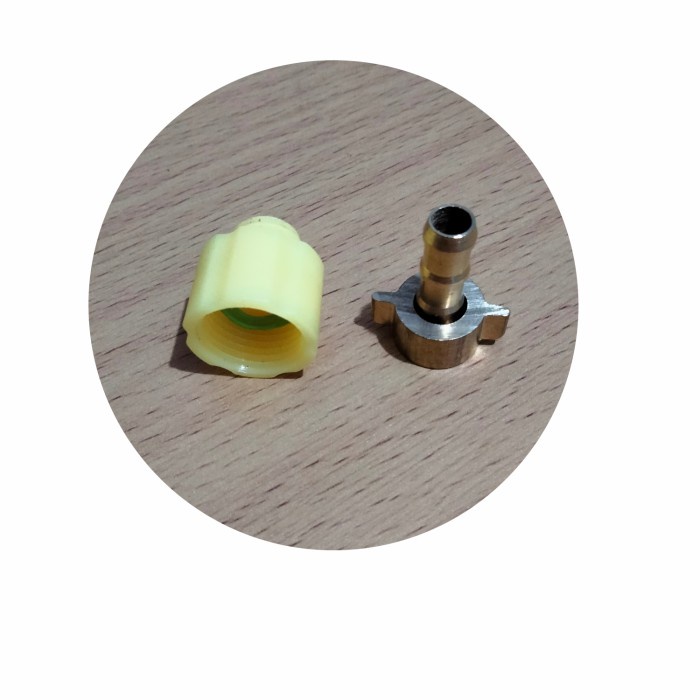 KONEKTOR POMPA DC TYPE DRAT KE NEPEL SELANG 5/16