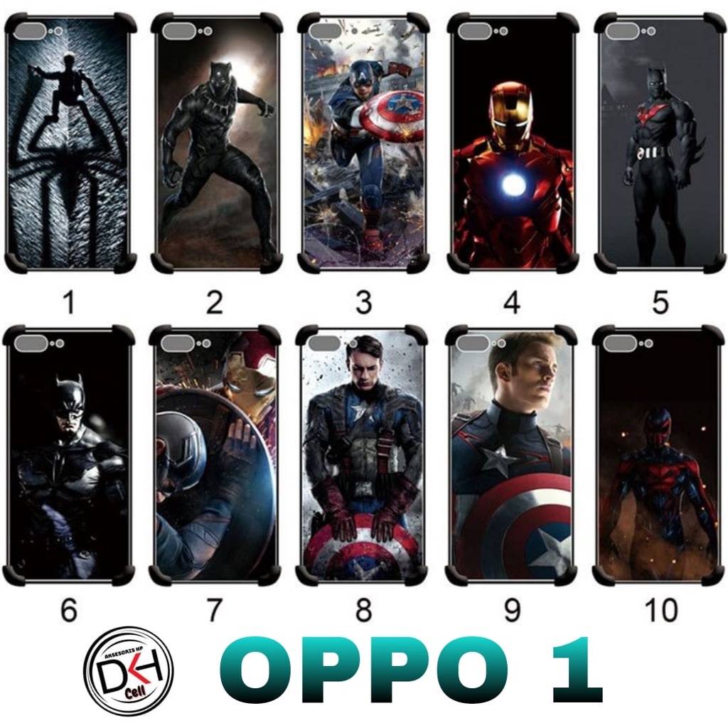 Case karakter SUPER HERO OPPO A3s A5 2020 A9 2020 SOFT HARD CASE SILIKON