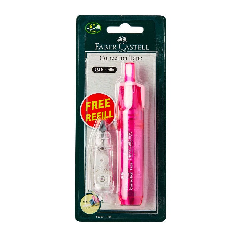 

Correction Tape Faber Castell QJR-506 (Bonus Refill) Grosir Murah