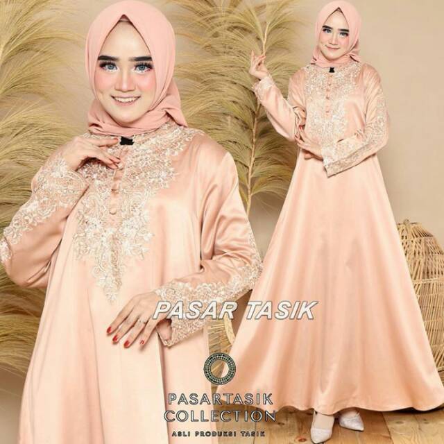 GAMIS KHADIJAH CANTIK BAHAN JATUH / GAMIS BERKUALITAS / PASAR TASIK TANAH ABANG