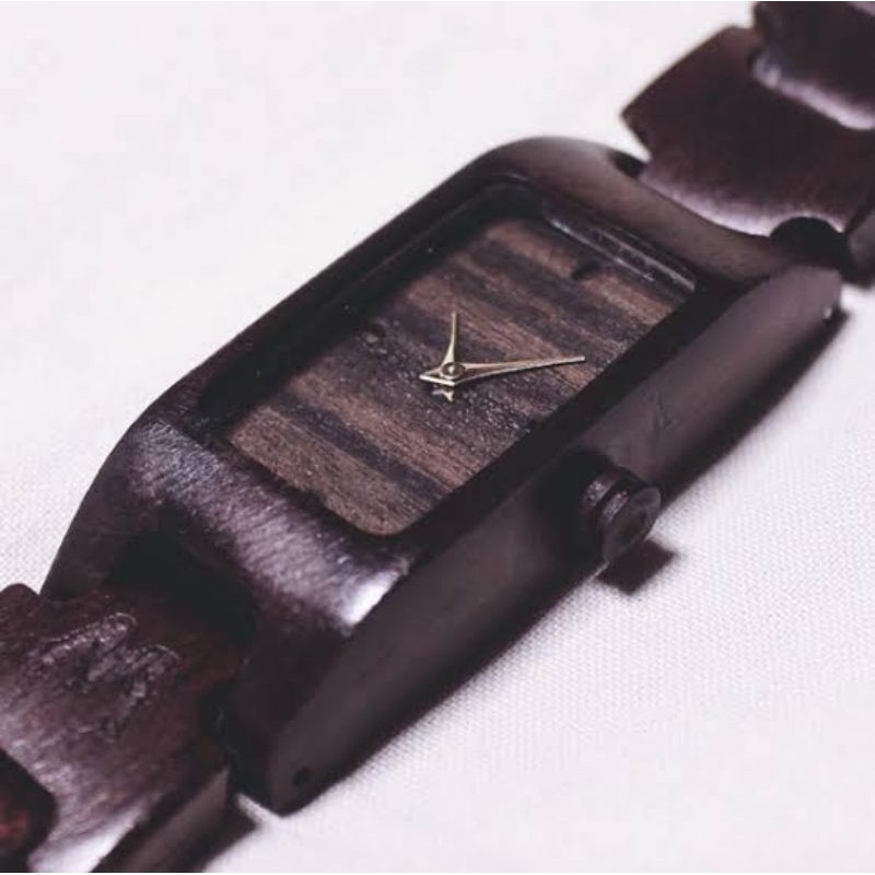 Jam Tangan Kayu Matoa Mori Original Jarang Pakai
