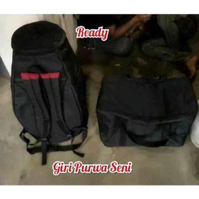 (BAYAR DITEMPAT) ME5992 Kendang Jaipong Rampak Sunda Motif Macan Plus Tas Best Dealss