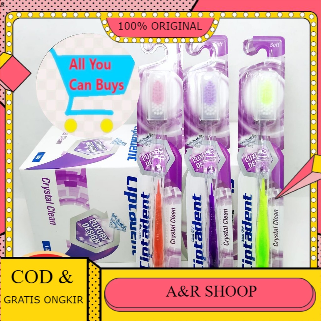 Sikat Gigi Ciptadent Crystal Clean Original Termurah - SIKAT GIGI CIPTADENT