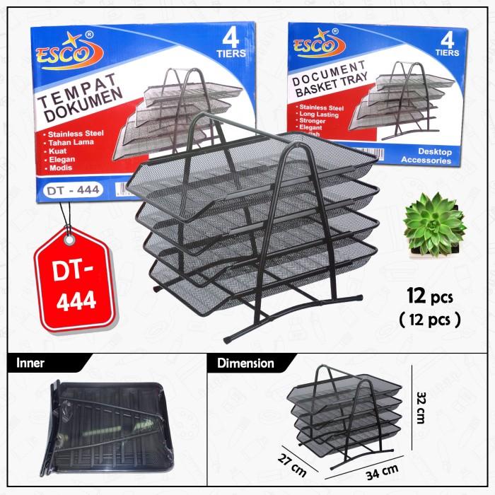

Paper | Document Tray / Letter Tray / Rak Tempat Dokumen Susun - 4 Tingkat Murah Baru