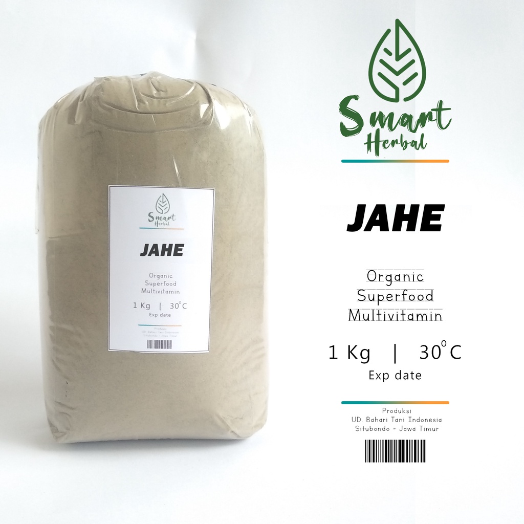 

BUBUK JAHE EMPRIT MURNI 100% 1 KG REMPAH NUSANTARA