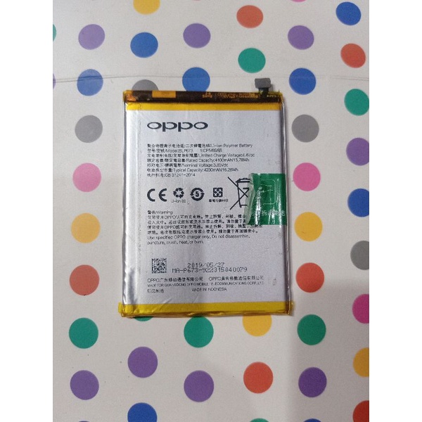 battrey,baterai,batrai,batu oppo a3s/a5s/a7/a12 BL-P673 100% ORIGINAL copotan