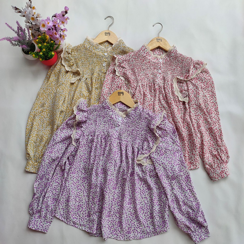 ARSY STORES | Blouse Wanita Korea Jumbo Balon Hitam Putih Korea - Nadian Blouse Korean Style-5