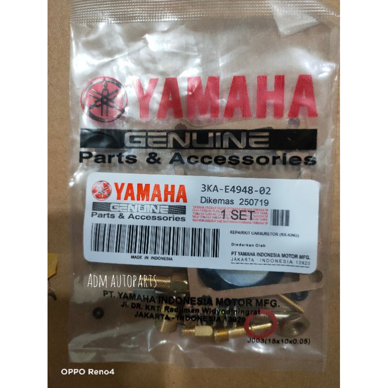 Revarkit 3XA Repair Kit Karburator Yamaha Rx King RxKing Karbu RepairKit Carbu 3KA ORIGINAL