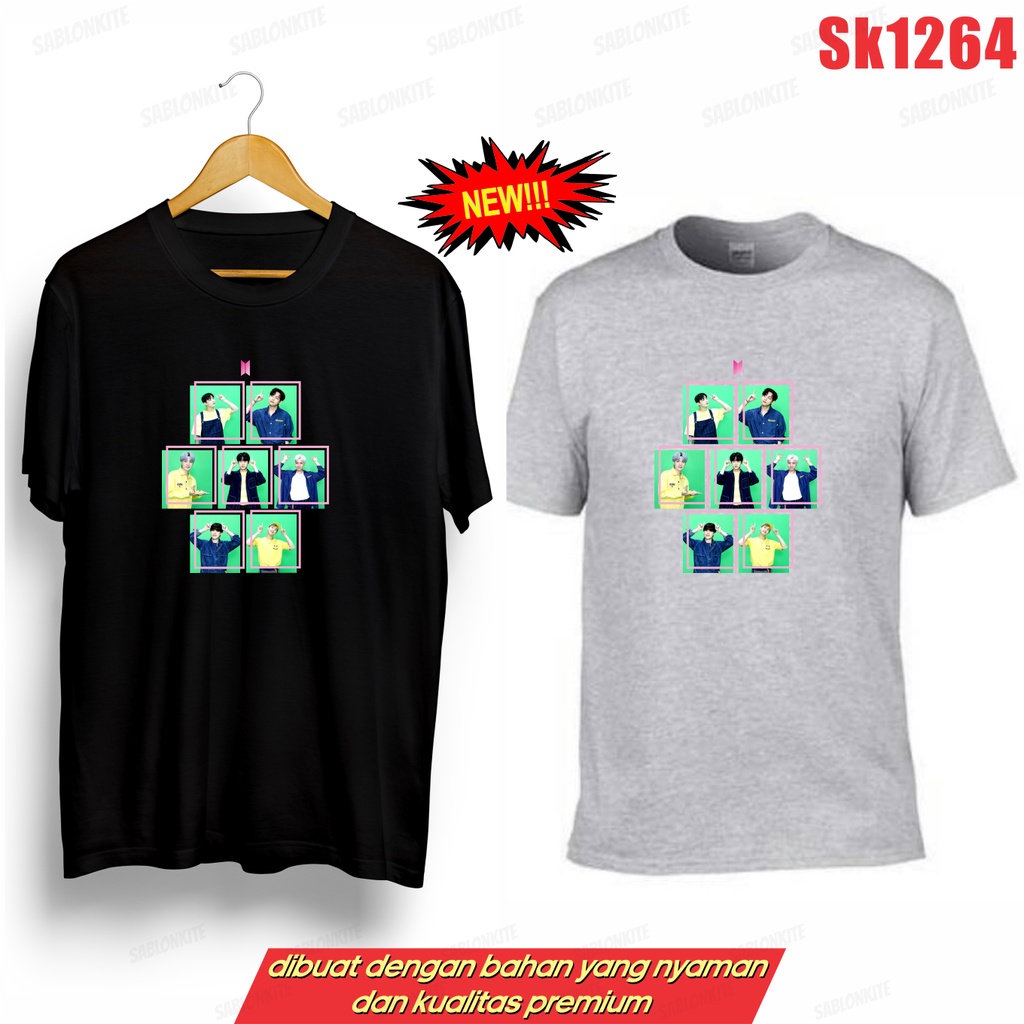 MURAH!!! KAOS KPOP HIJAU SK1264 UNISEX ADA KAOS ANAK