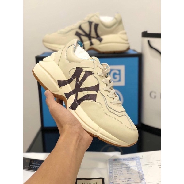 Gucci Ryhton x new york Yankees Nuove (BNIB) Mirror  1:1 PK Size 37-44
