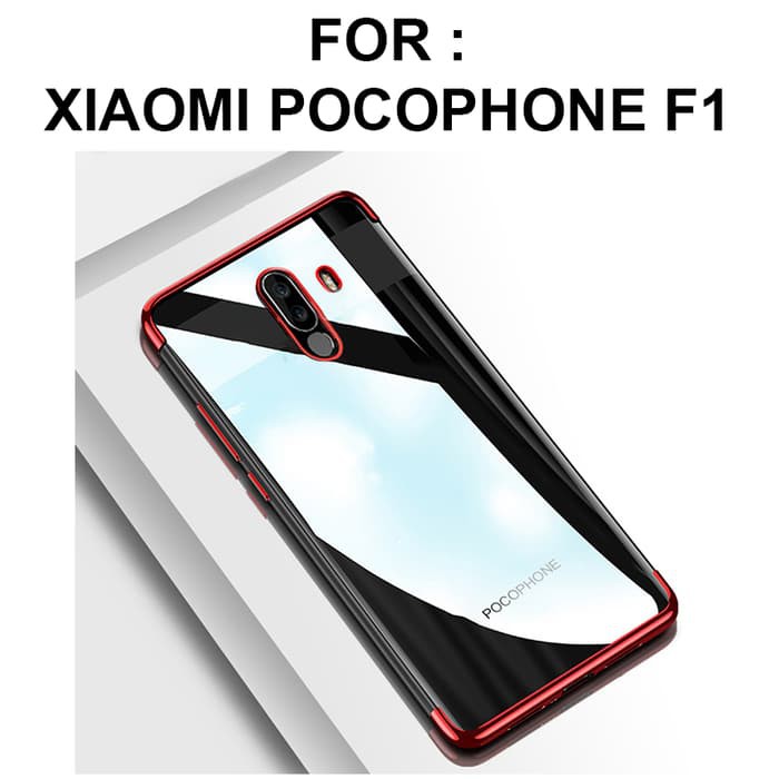 TPU PLATING case Xiaomi Pocophone F1 / case hp / soft case Xiaomi Pocophone F1 / hard case