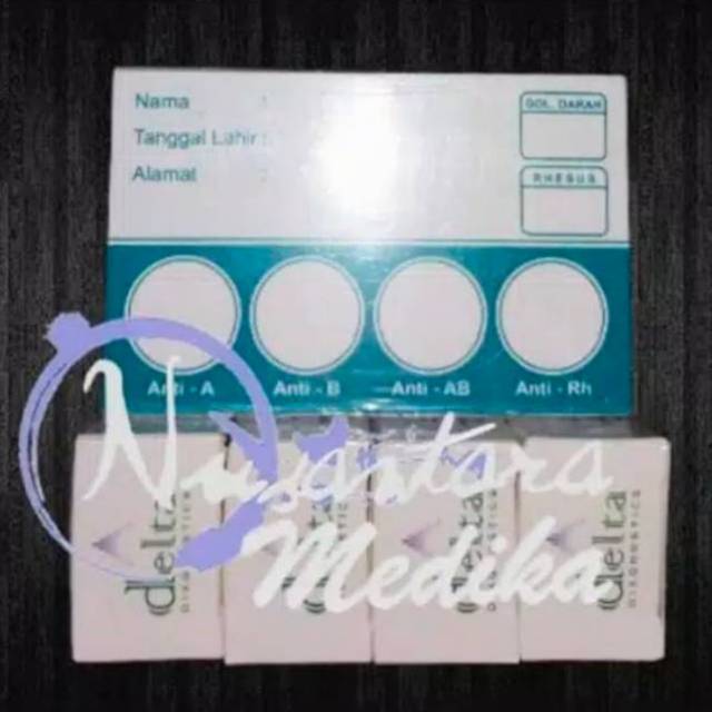 Tes Golongan Darah 1 Set Delta Diagnostic