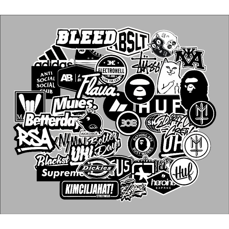 

Paket Isi 40pcs Stiker Brand Graftac Anti Air Best Seller